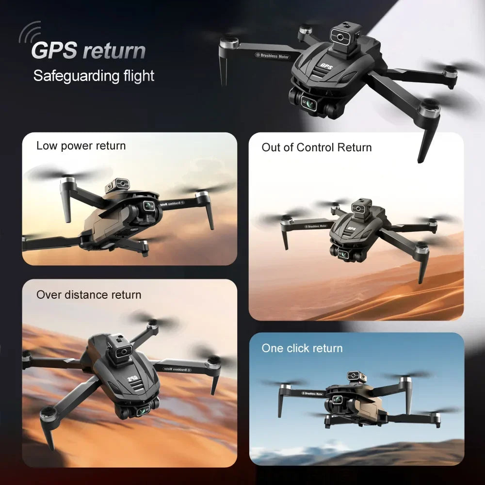 For Xiaomi V168 Drone 8K 5G GPS Professional HD Aerial Photography Dual-Camera Omnidirectional Obstacle Avoidance Drone Original