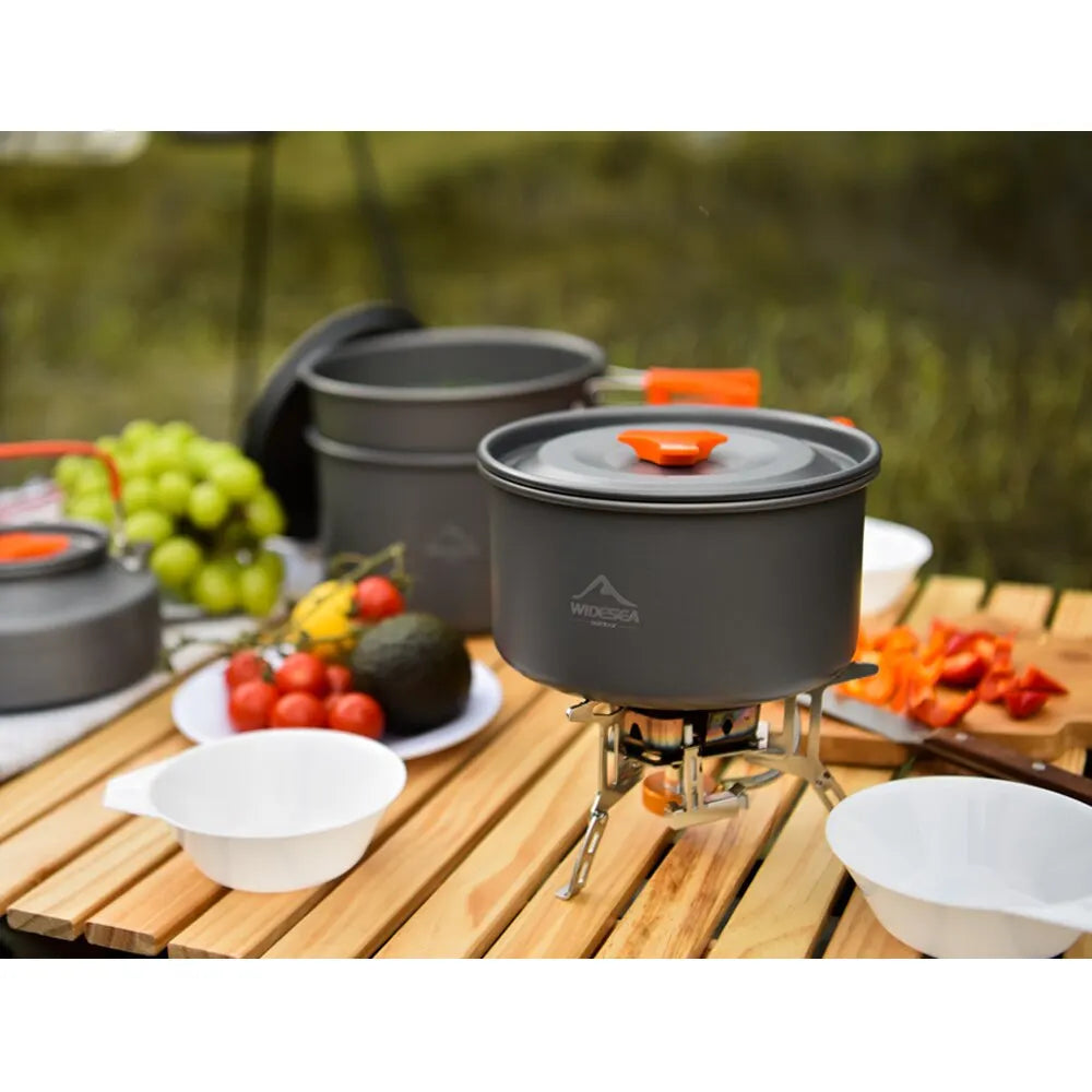 Widesea Camping Tableware Outdoor Cookware Set