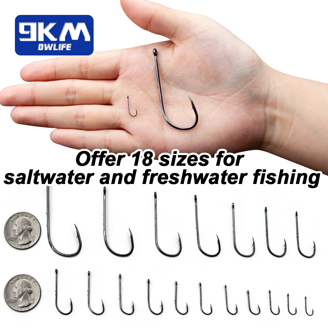 9KM Baitholder Carp Fishing Hooks