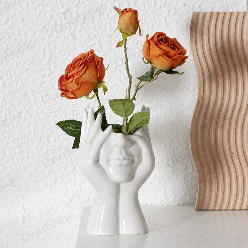 Nordic Creative Vase - Ceramic flowerpot for decoration