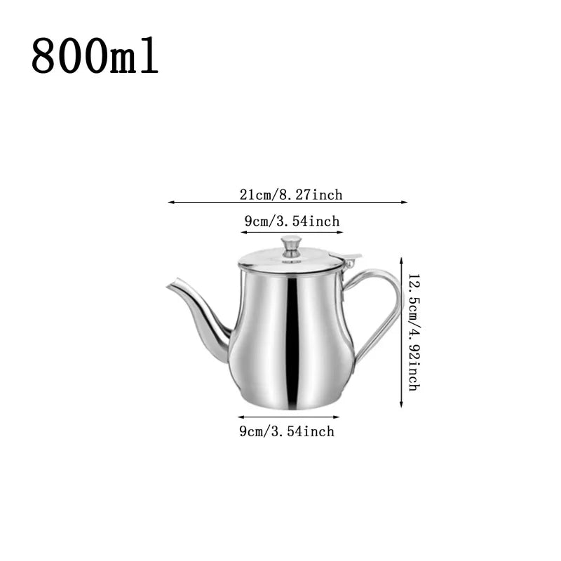 Stainless Steel Oil Filter Pot – Durable, Leak‑Proof Kitchen Storage
