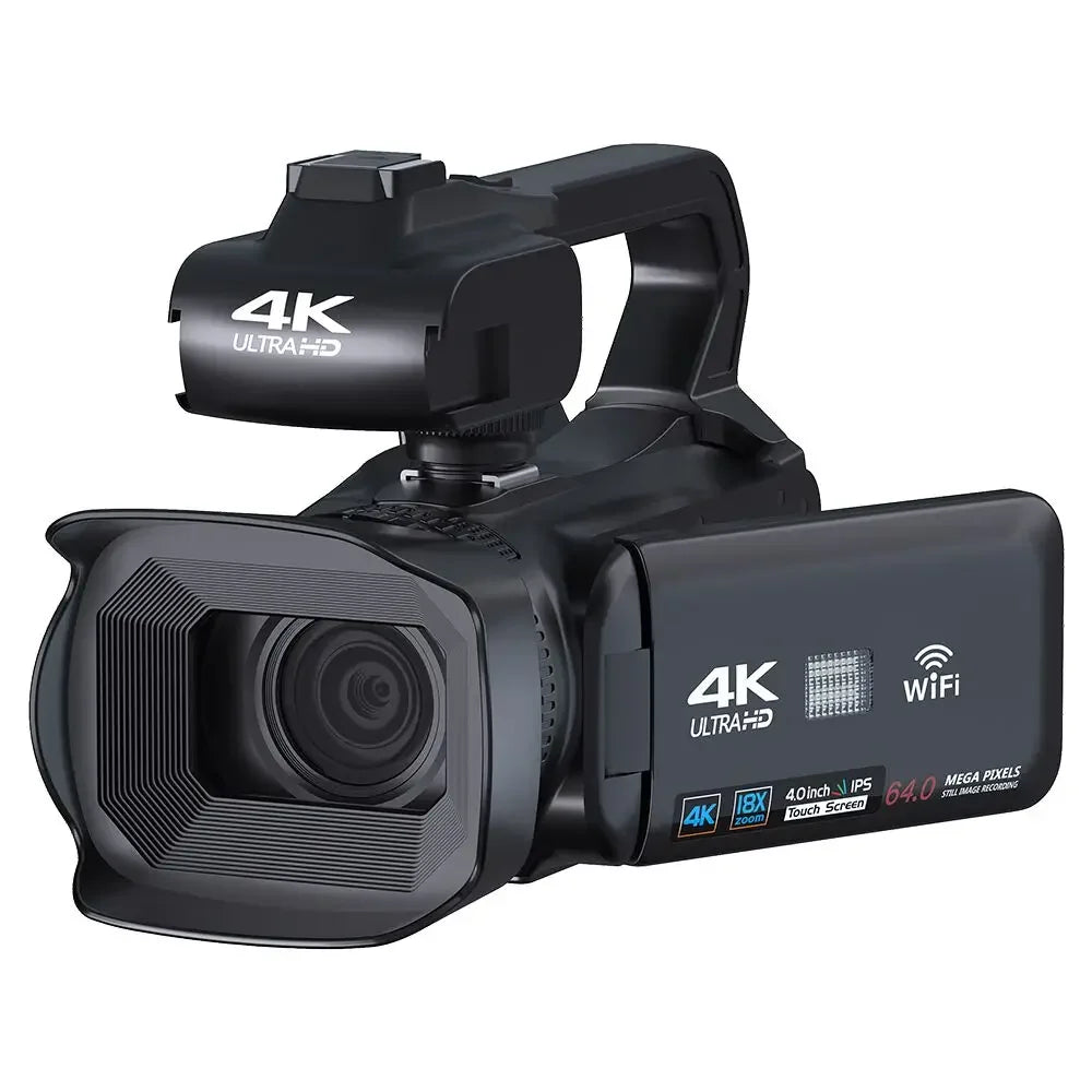 4k Quality Professional Photography Camera with 8x digital zoom and full HD capabilities