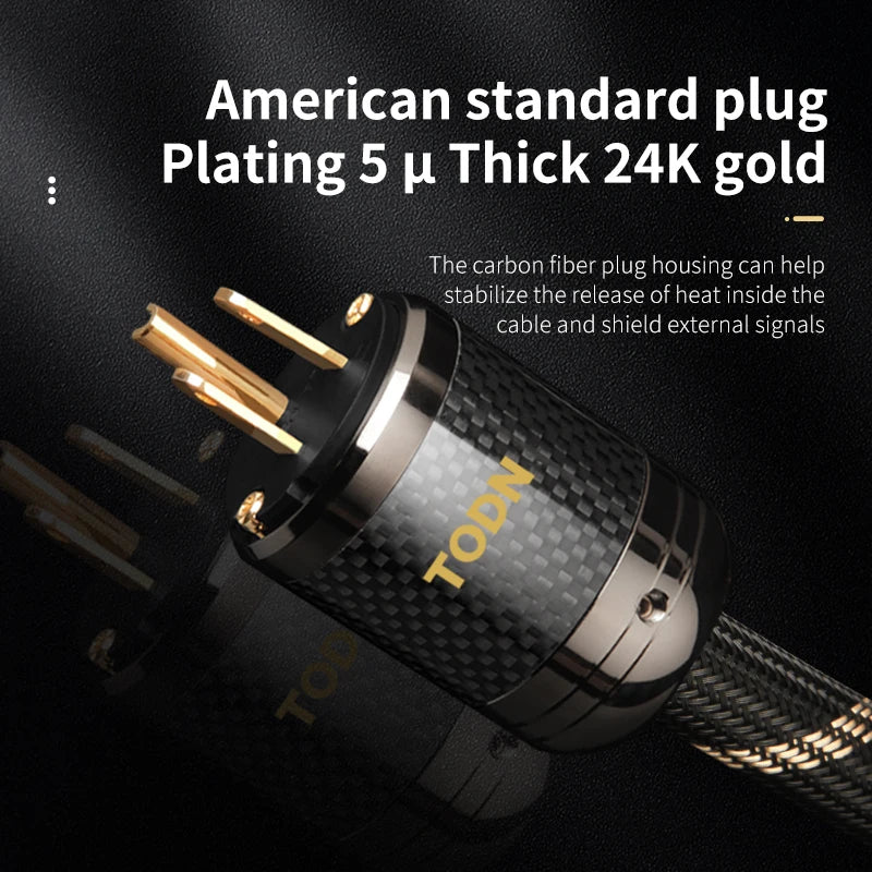TODN HIFI OCC & OFC Power Cable
