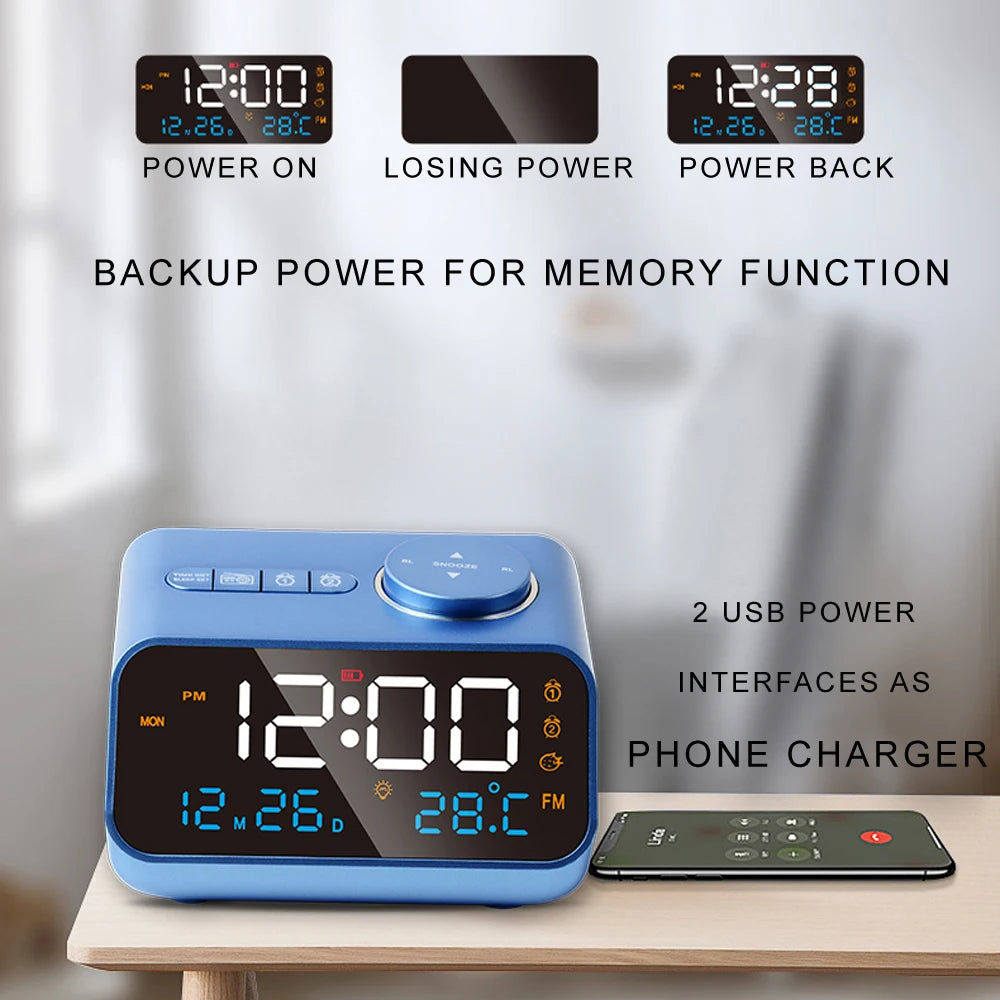 Smart Snooze Hub: Radio with Alarm Clock