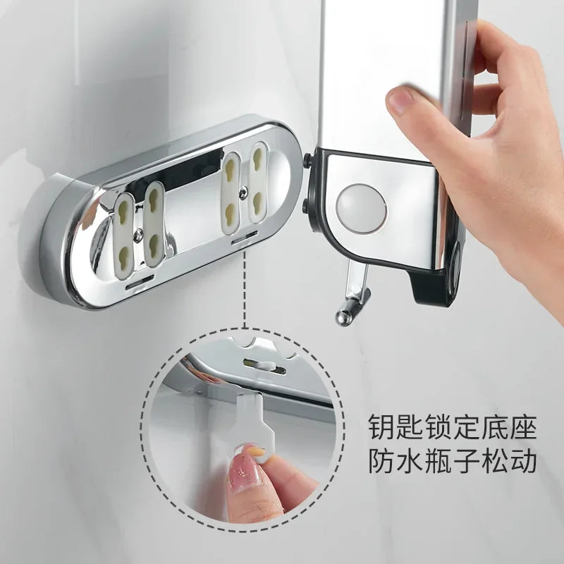 Wall-Mounted Square Soap Dispenser - Convenient Bathroom Essential