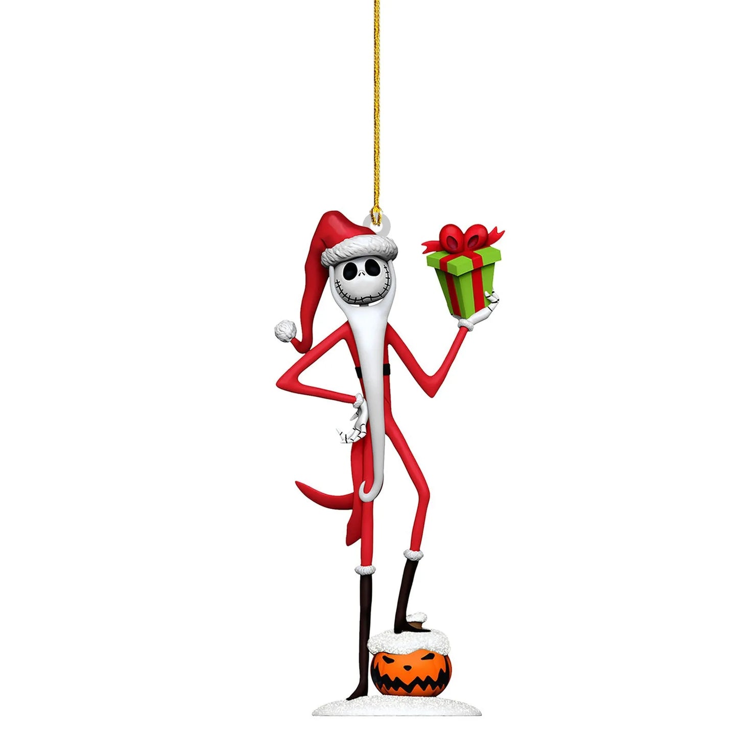 Nightmare Before Christmas Jack & Sally Hanging Ornament