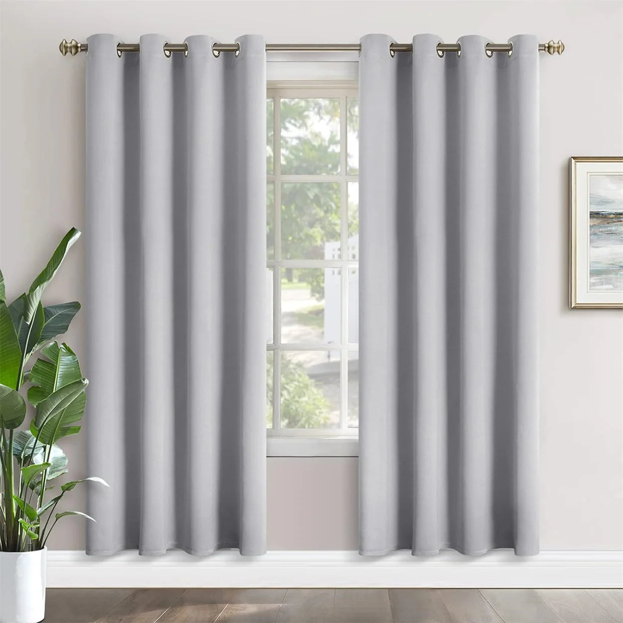 1PC blackout Curtains Light Blocking Drapes