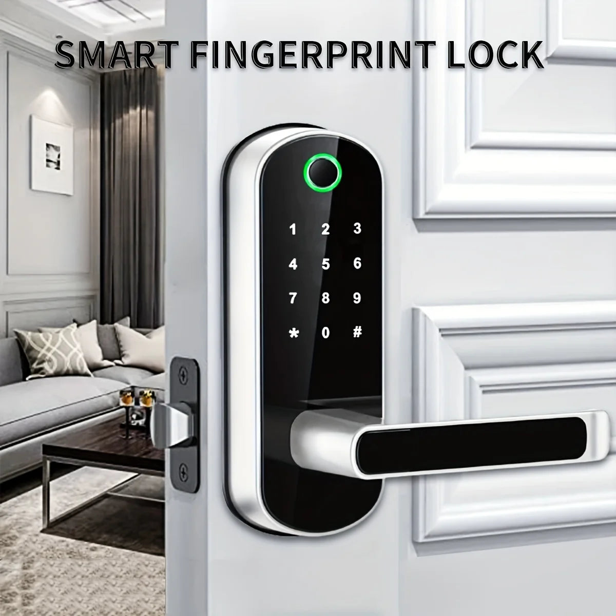 Touchscreen Fingerprint Smart Lock WiFi Enabled