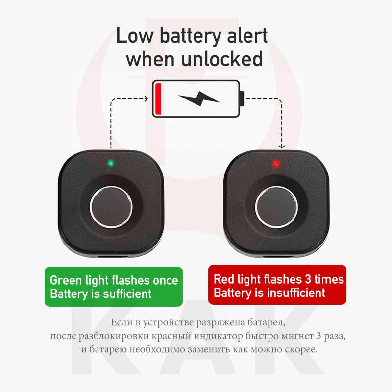 KAK Biometric Fingerprint Lock - Secure Keyless Cabinet Access