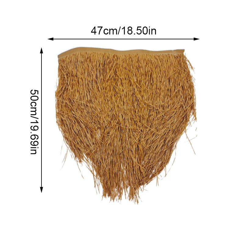 Artificial Straw Fake Grass Plant - Simulated Palm Thatch for Roofing