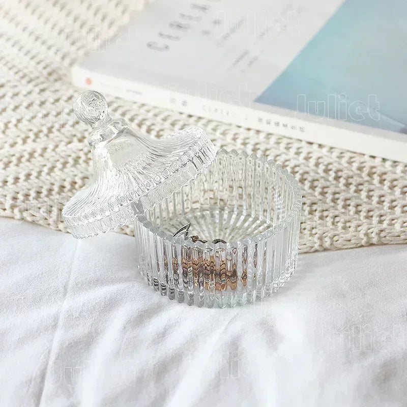 Nordic Style Glass Sugar Jar - Versatile Storage & Decor