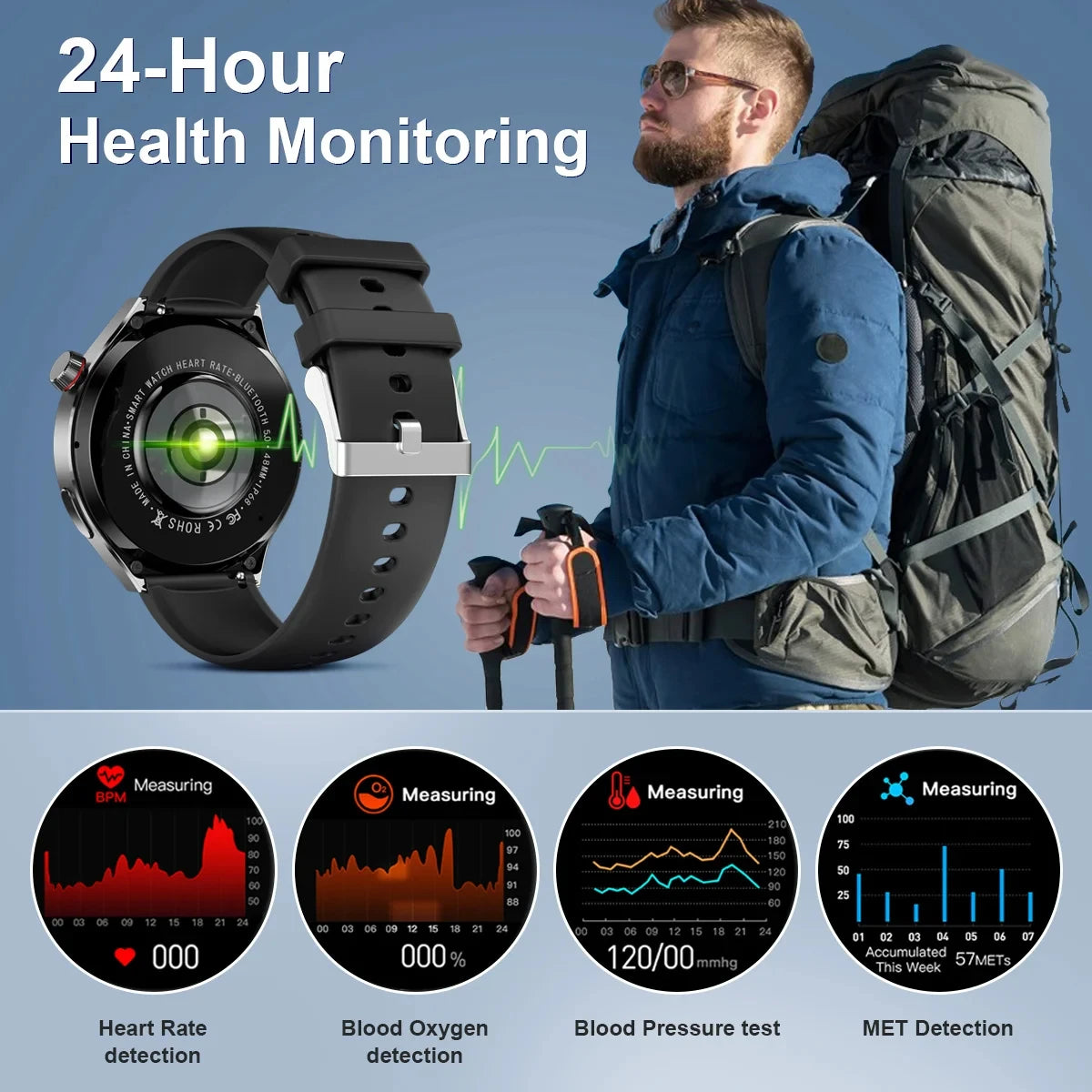 New Huawei GT4 Pro Unisex Multifunctional Smart Watch