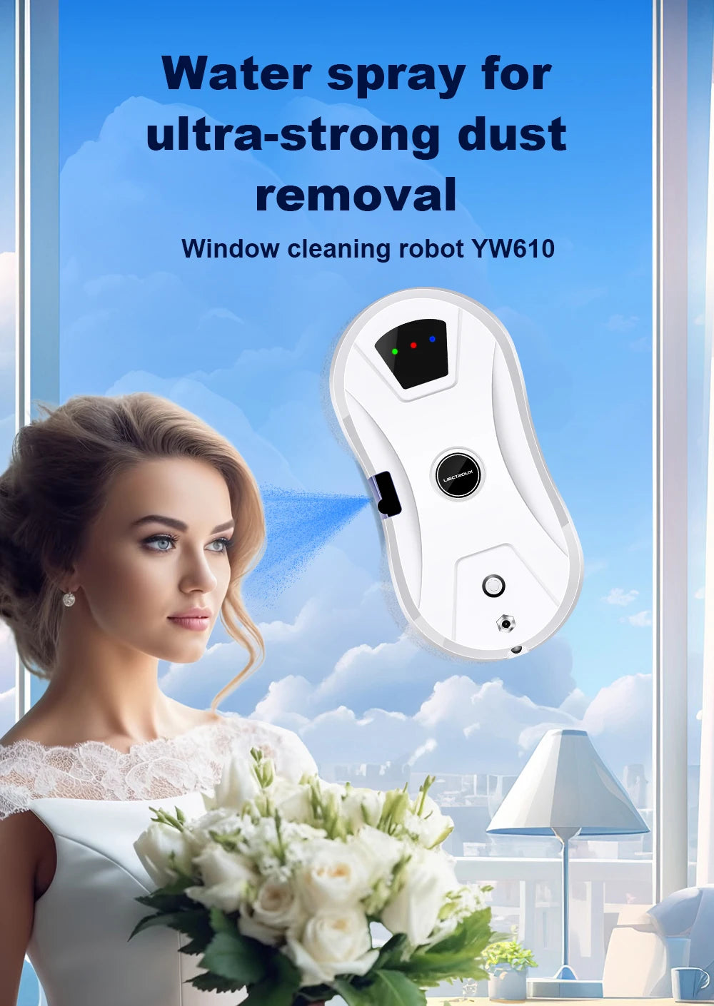Liectroux YW610 Window Cleaning Robot