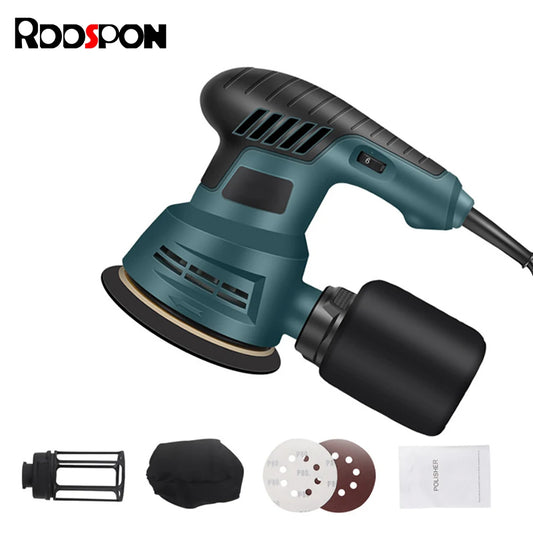 Electric Sander Machine - 300W Random Orbital Polisher