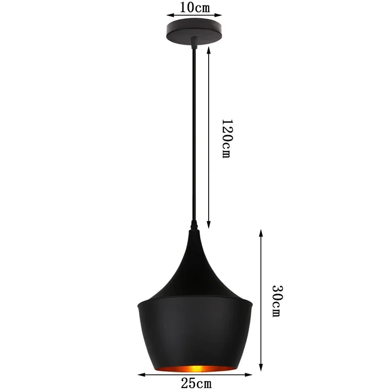 Contemporary Nordic Aluminum Pendant Light