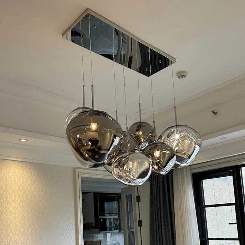 Nordic LED PVC Lava Bedroom & Living Room Pendant Lamp 