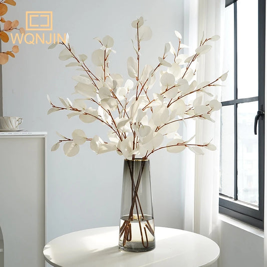 Artificial Eucalyptus and Apple Leaf Branch: Versatile Home and Event Decoration