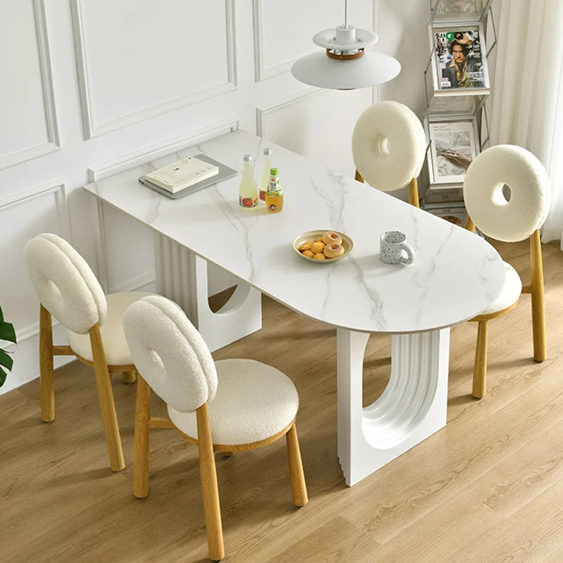 Multifunctional Dining Set - Elegant 4-Chair Ensemble