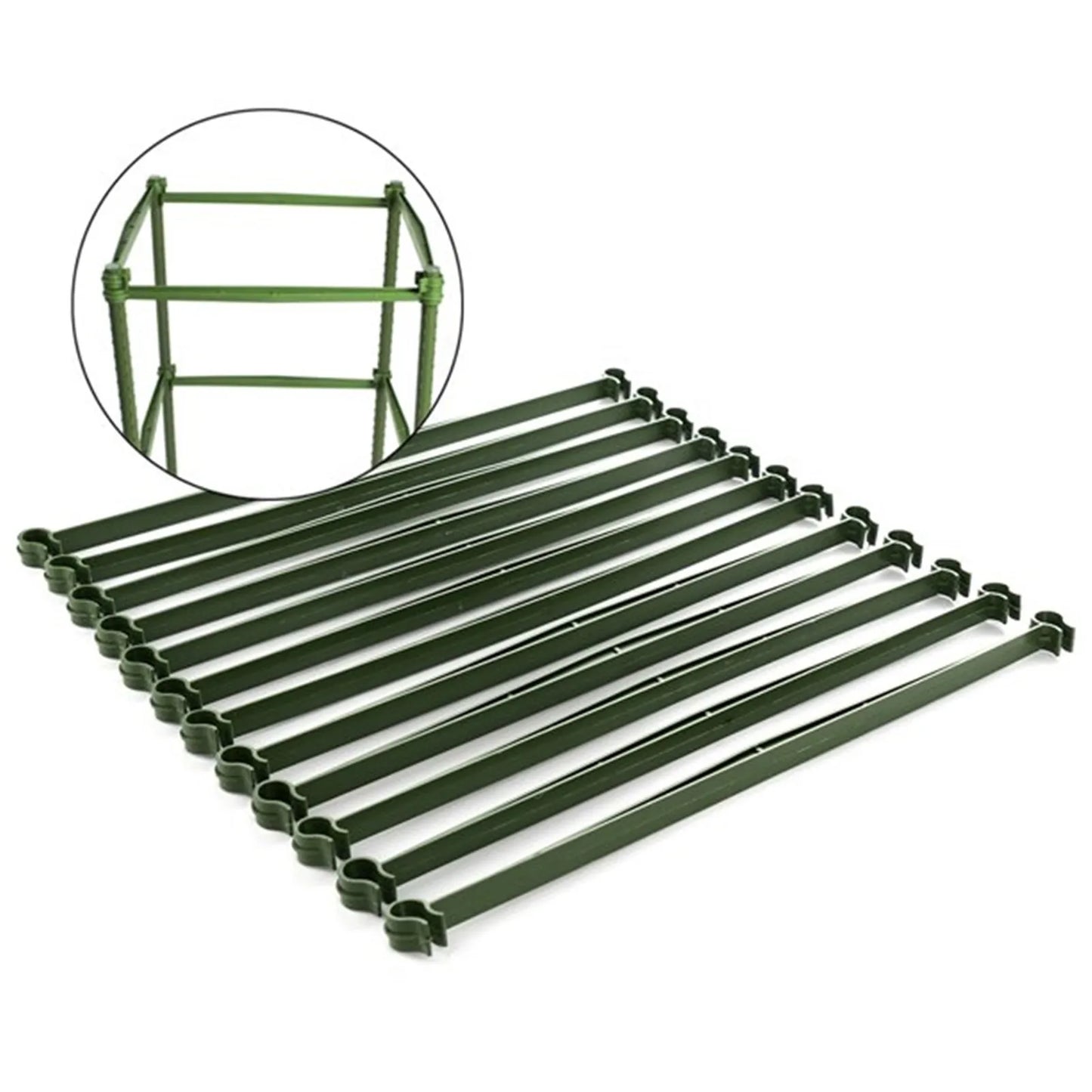 Detachable Garden Vegetable Stakes for Plant Cage Supports - Flexible Support for Vertical Climbing Plants