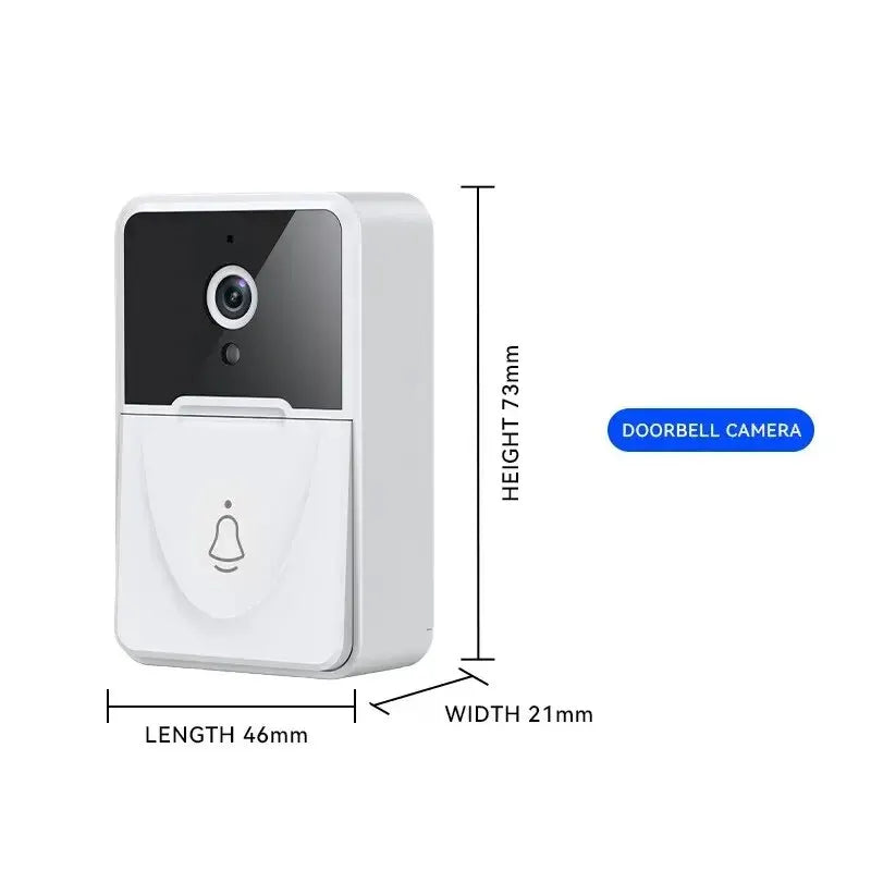 2.4Ghz Wireless Rechargeable Battery Outdoor HD Camera Visual Doorbell