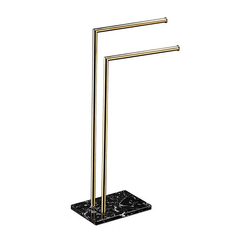 Floor Standing Marble Stone Base Luxury Hotel Towel Rack - Towel Holder