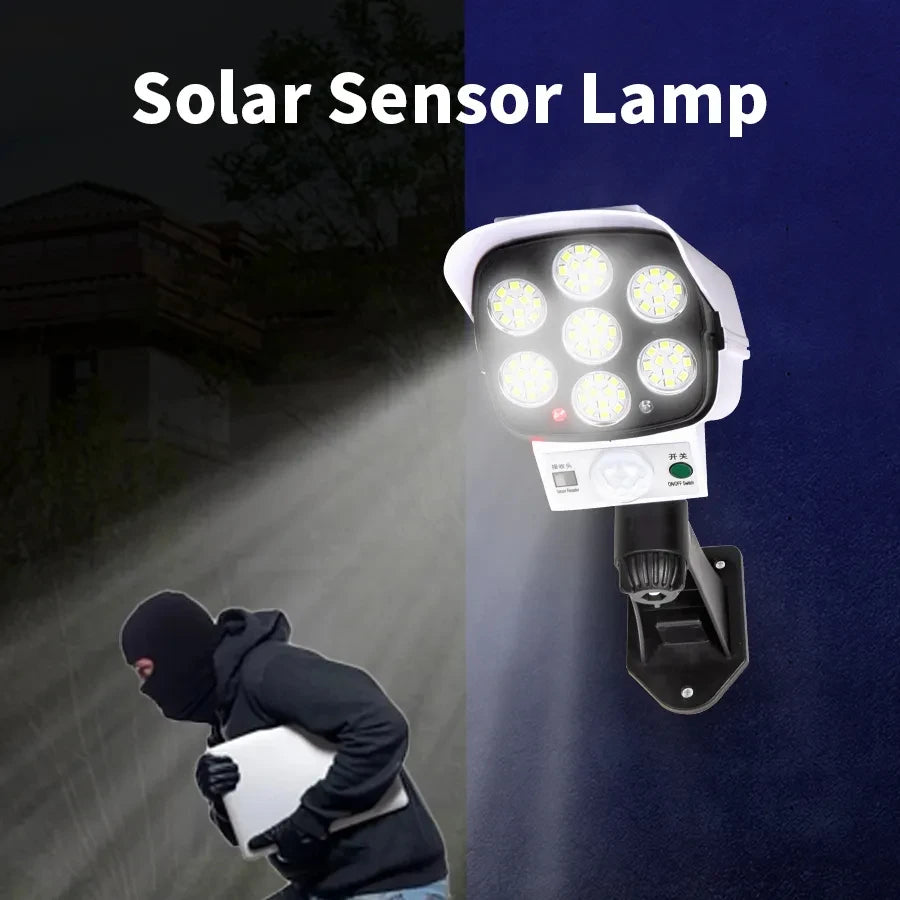 Solar Motion Sensor Light with Dummy Camera