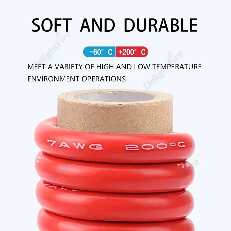 Soft Silicone Heat-Resistant Electrical Cable Wire