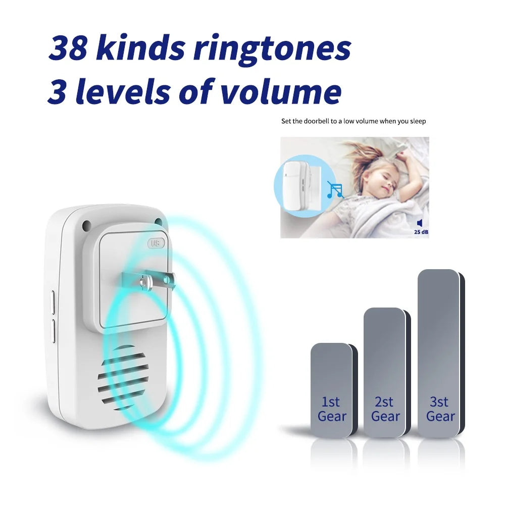Outdoor Wireless  Waterproof  Door Bell