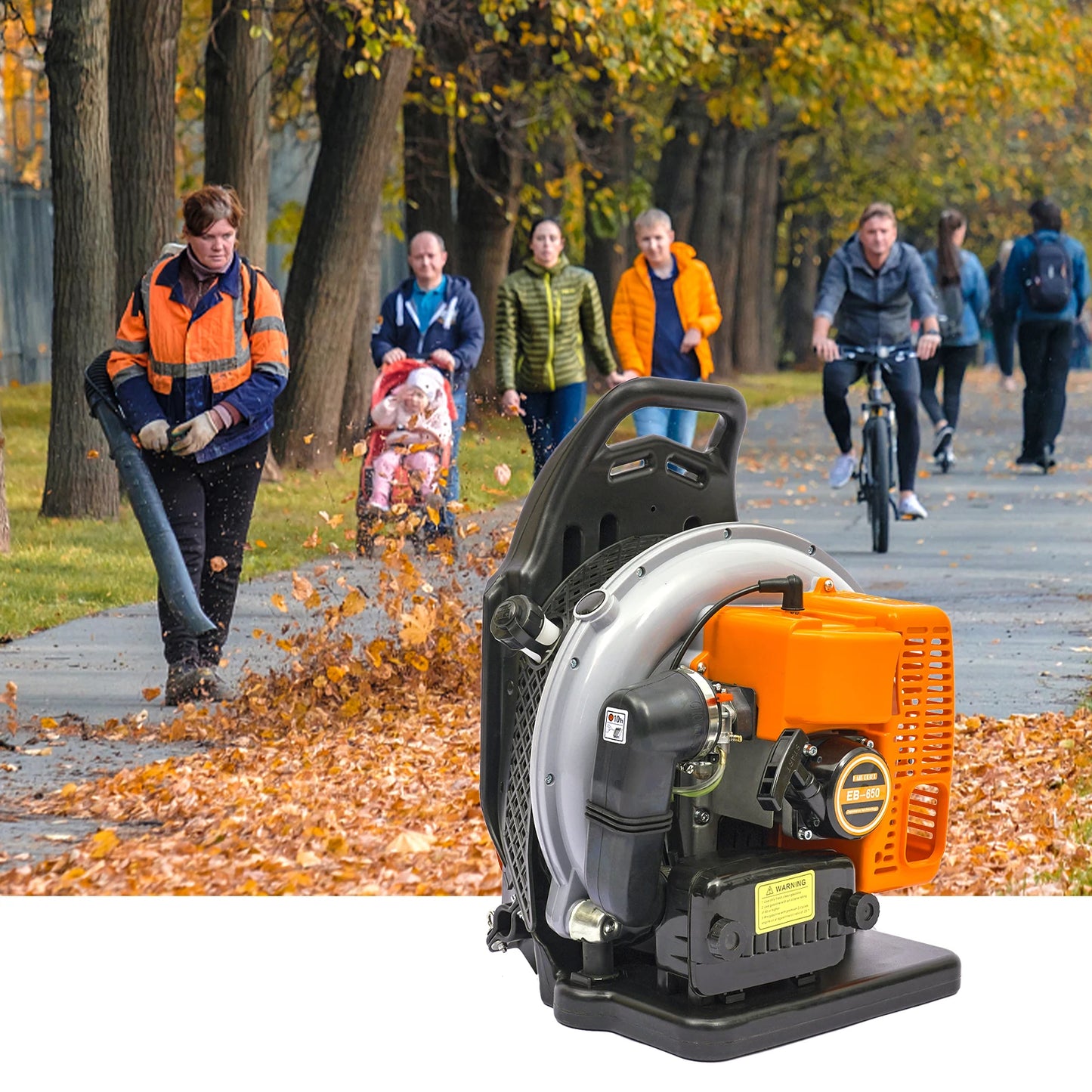 Commercial Grade 65CC Backpack Leaf Blower