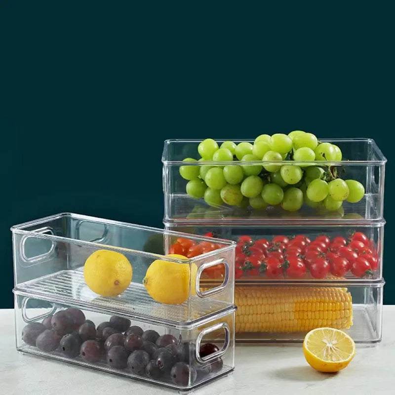 Organizer Clear Fruit Food Jars Transparent Containers