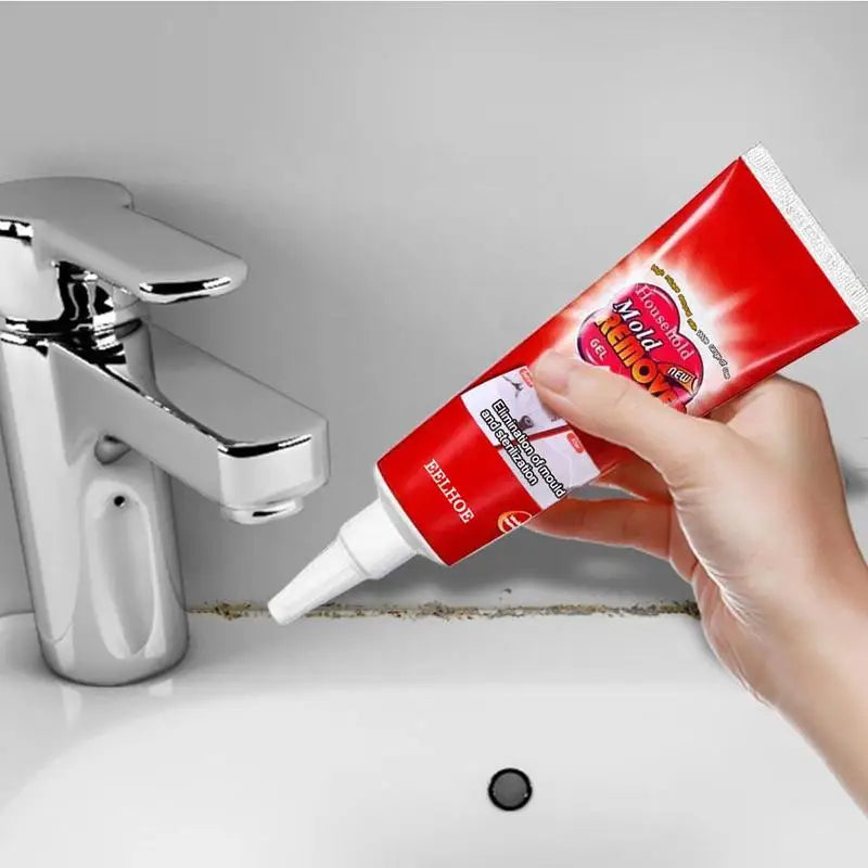 Wall Mold Mildew Remover Cleaner Caulk Gel Pool Tile Gap Spot Mold Remover Washing Machine Bathroom Mildew Gel 20G remover gel