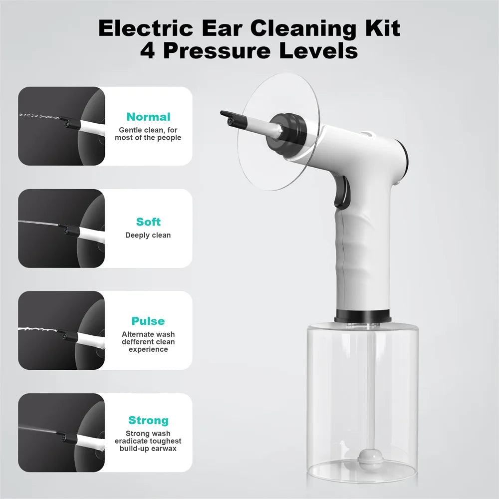 Electric Ear Wax Removal Kit with Soft Spray