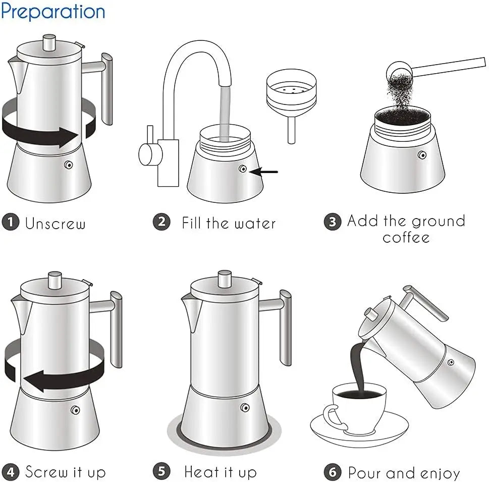 Easyworkz Diego Stainless Steel Espresso Maker