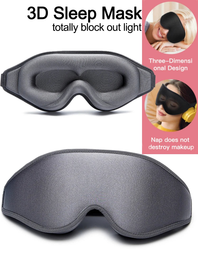 Soft Memory Foam Sleep Mask Set