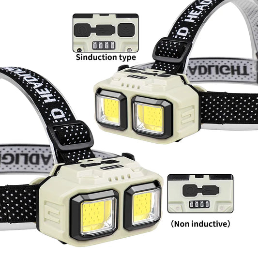 USB Rechargeable LED Headlamp Torch