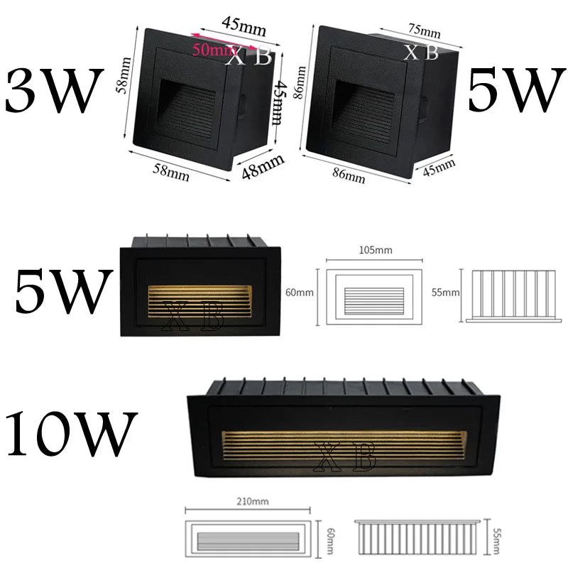 Outdoor Waterproof LED Wall Lamp - Versatile Lighting Solution