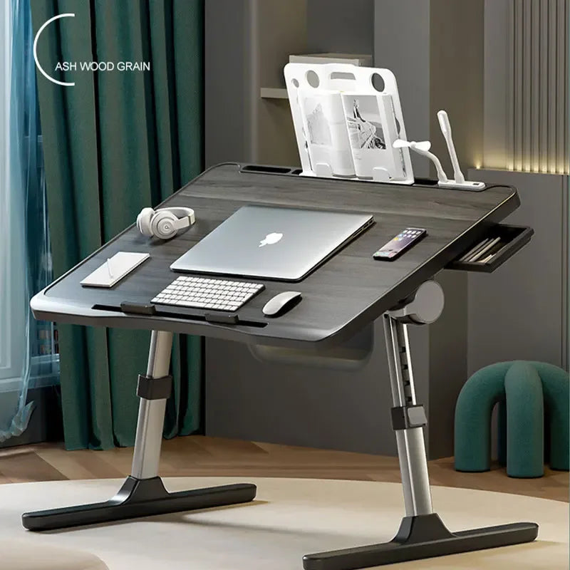 Adjustable Laptop Desk: Versatile Bedside Workstation