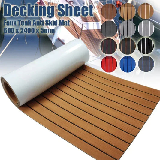 EVA Foam Faux Teak Boat Decking Mat