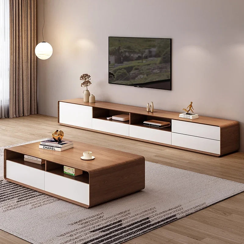 Modern Bedroom TV Stand Sleek Living Room Furniture