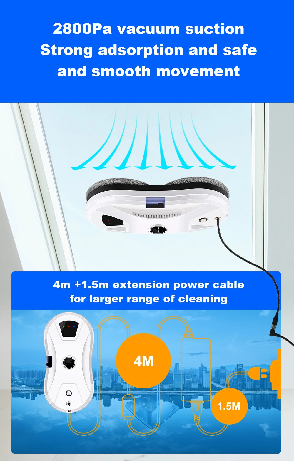 Liectroux YW610 Window Cleaning Robot