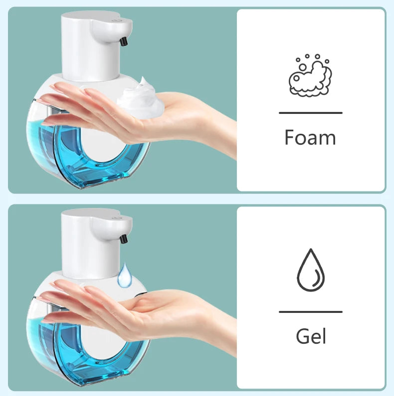 Touchless Automatic Foam Soap Dispensers Bathroom Smart Washing Hand Machine with USB Charging White High Quality ABS Material