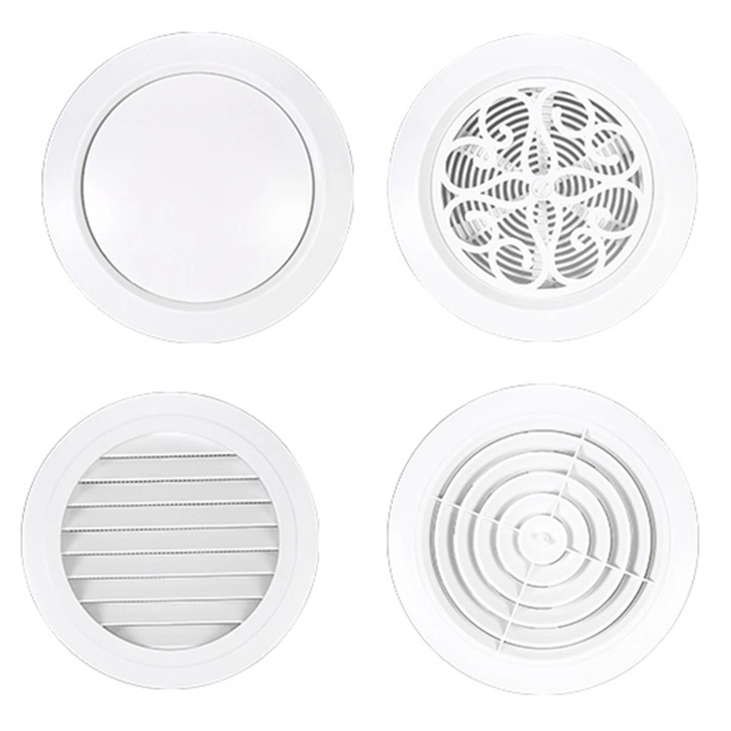 Decorative Air Vent Cover Round Ventilation Grill Outlet