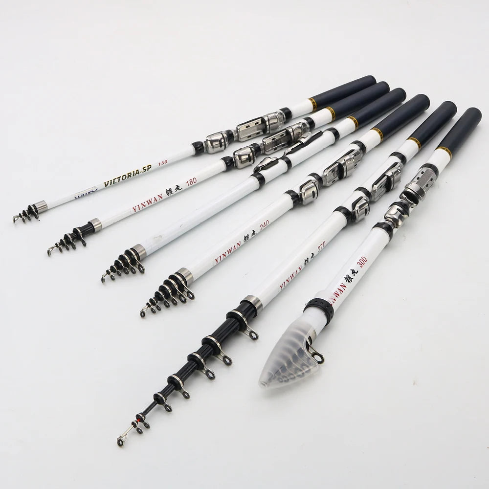 BAKAWA Ultralight Fishing Rod | Telescopic Carbon Fiber