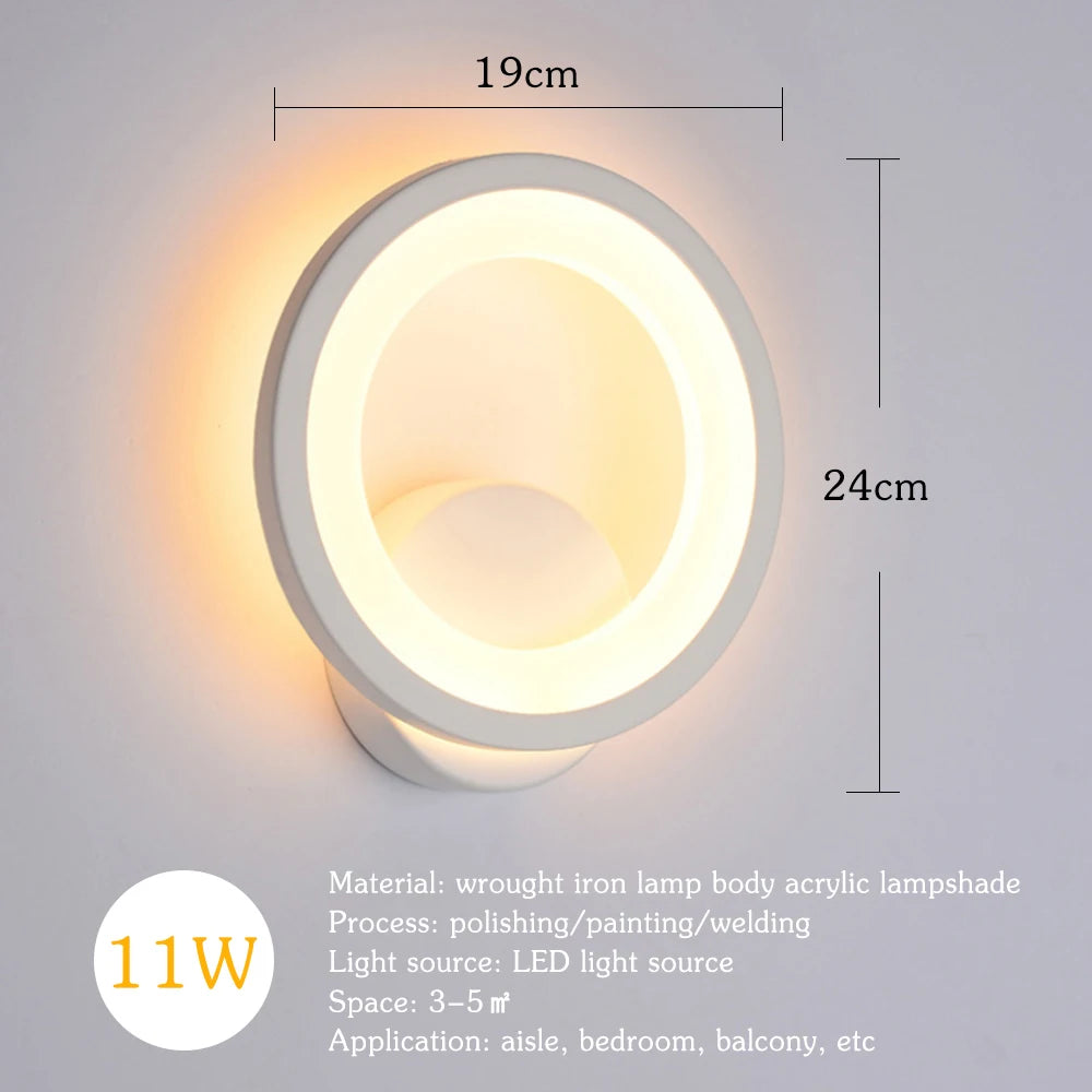 European Style Round Wall Sconce - Elegant Illumination