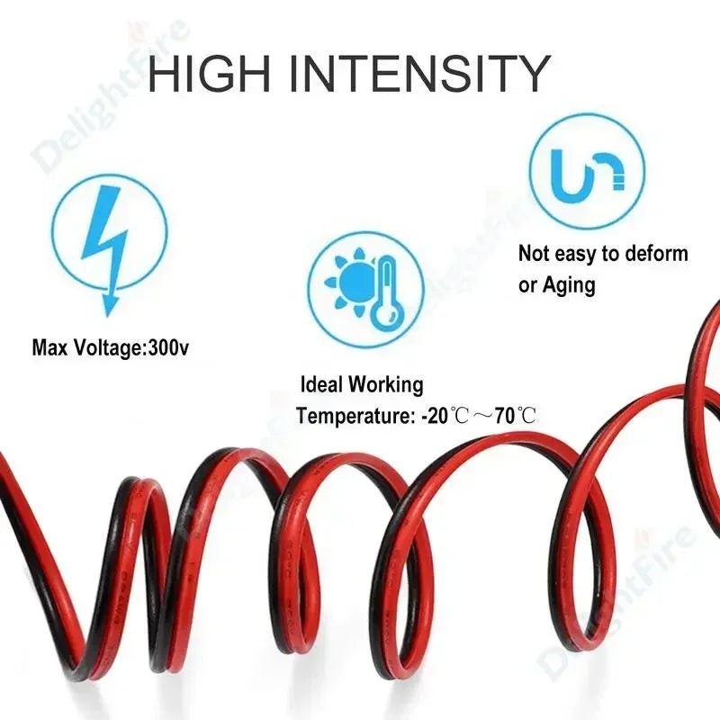 2-Core JST Flexible LED Strips Extension Cable
