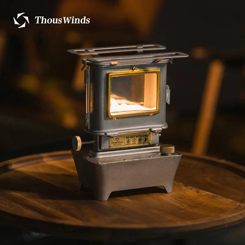 Thous Winds Firedance Oil Lamp Stove Portable Outdoor Retro Camping Lantern Emotion Lights Burner Stove Camping Supplies