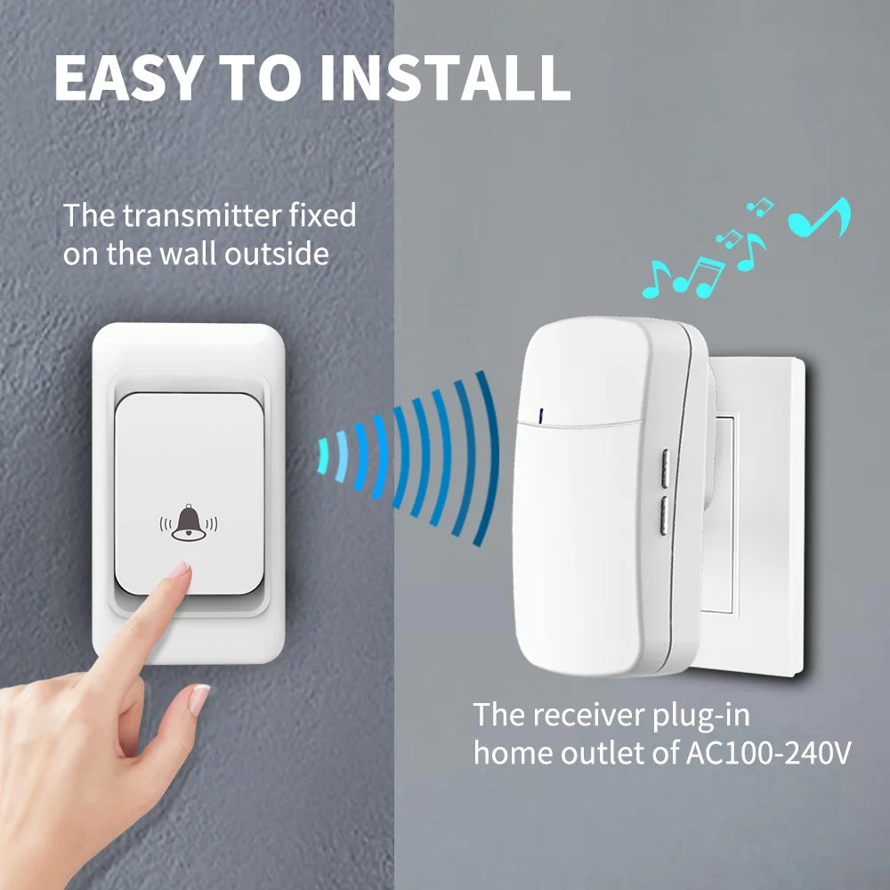 Outdoor Wireless  Waterproof  Door Bell