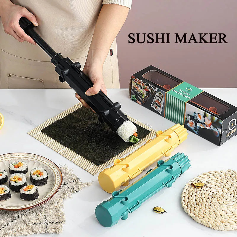 Sushi Tools Quick Make Japanese Roller Rice Vegetable Meat Roll Sushi DIY Sushi Making Machine Kitchen Supplies