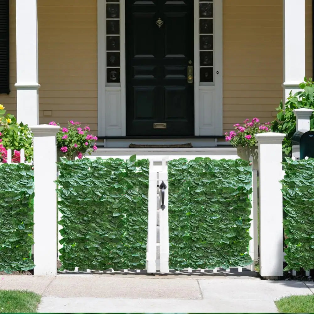 Realistic Appearance Artificial Plant Leaf Fence - Privacy Fence Screen