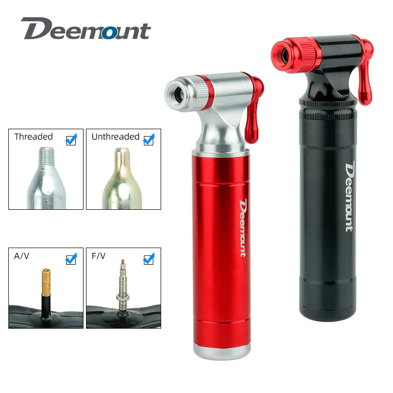 Bicycle CO2 Inflator | Presta Schrader Valve Quick Pumping